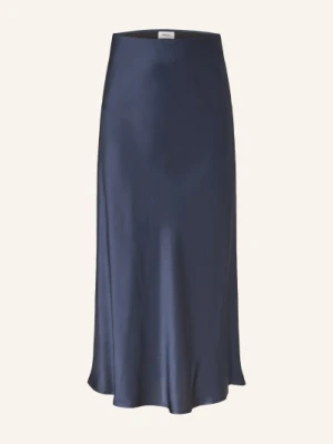 Ottod'ame Satynowa Spódnica Chiara blau