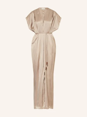 Ottod'ame Sukienka Satynowa grau