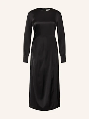 Ottod'ame Sukienka Satynowa schwarz