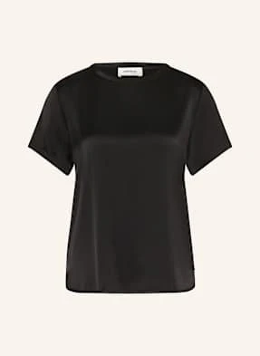 Ottod'ame T-Shirt Luisa Z Satyny schwarz