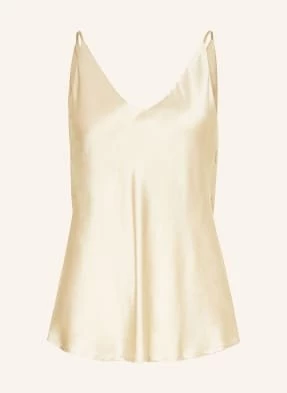 Ottod'ame Top Satynowy beige