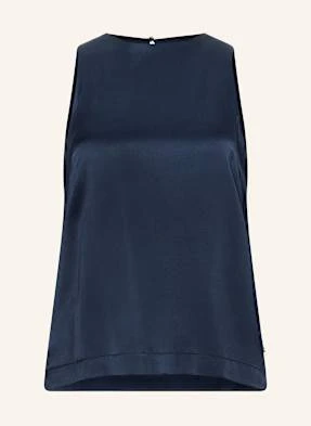 Ottod'ame Top Satynowy Dalila blau