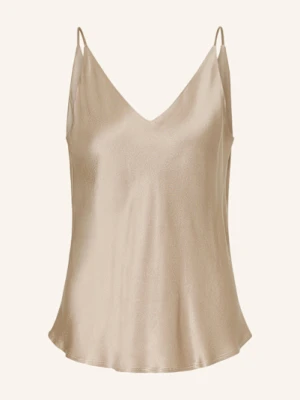 Ottod'ame Top Satynowy Susy grau