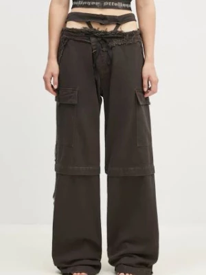 Ottolinger jeansy Baggy Cargo Pants damskie high waist 1060801521