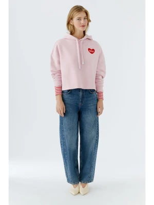 Oui Bluza w kolorze jasnoróżowym rozmiar: 42