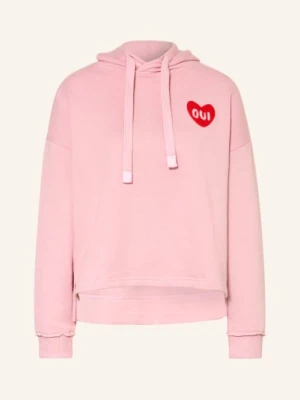 Oui Bluza Z Kapturem rosa