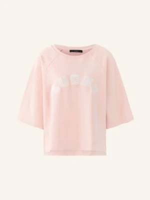 Oui Bluza Z Rękawami 3/4 I Ozdobnymi Koralikami orange