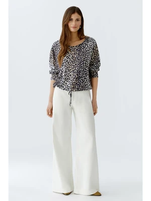 Oui Bluzka w kolorze czarno-karmelowym rozmiar: 38