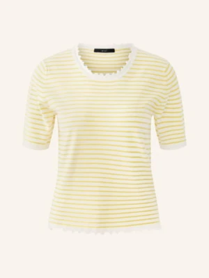 Oui Bluzka Z Dzianiny weiss