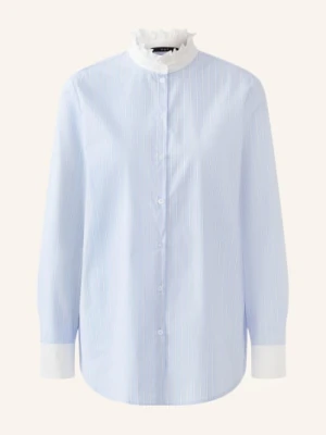 Oui Bluzka Z Falbanami blau