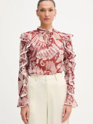 OUI bluzka z falbanką damska