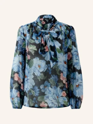 Oui Bluzka Z Kokardą blau