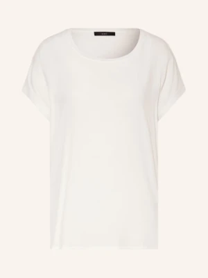 Oui Bluzka Z Mieszanki Materiałów weiss