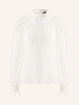 Oui Bluzka Z Plisami weiss