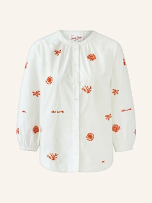 Oui Bluzka Z Rękawem 3/4 weiss