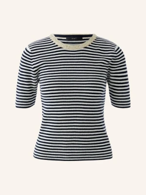 Oui Dzianinowa Bluzka Z Cekinami blau