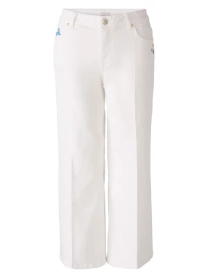 Oui Dżinsy - comfort fit - w kolorze białym rozmiar: 38