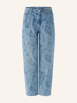 Oui Dżinsy Typu Mom Jeans blau 5450 bright blue denim