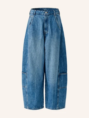Oui Jeansy Cargo blau 5455 midmidblue denim