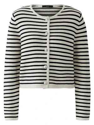 Oui Kardigan w kolorze biało-czarnym rozmiar: 42