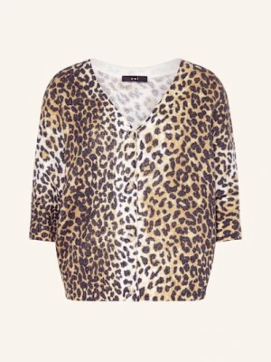 Oui Kardigan Z Rękawami 3/4 braun