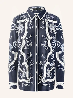 Oui Koszula Z Dżerseju blau