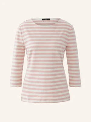 Oui Koszulka Soleila Z Rękawem 3/4 weiss