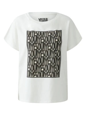 Oui Koszulka w kolorze biało-czarnym rozmiar: 34