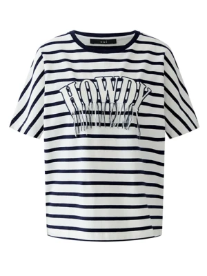 Oui Koszulka w kolorze biało-niebieskim rozmiar: 36