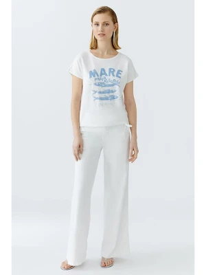 Oui Koszulka w kolorze biało-niebieskim rozmiar: 36