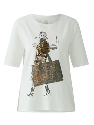 Oui Koszulka w kolorze białym rozmiar: 42