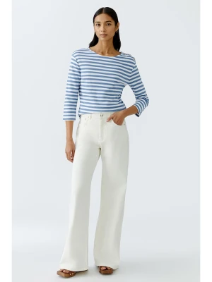 Oui Koszulka w kolorze niebiesko-białym rozmiar: 34