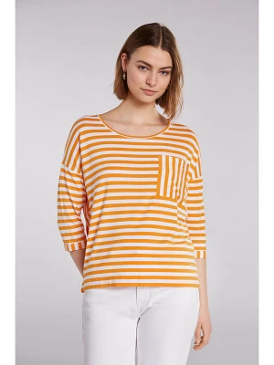 Oui Koszulka w kolorze pomarańczowo-białym rozmiar: 36