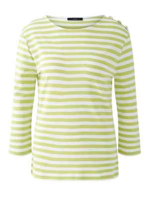 Oui Koszulka w kolorze zielono-białym rozmiar: 34