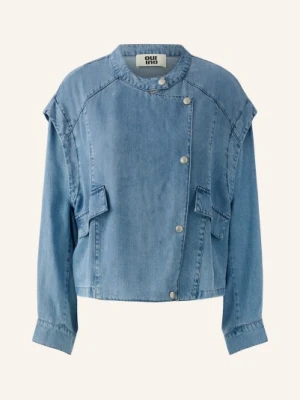 Oui Kurtka W Stylu Dżinsowym blau