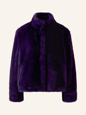 Oui Kurtka Ze Sztucznego Futra lila FIOLETOWY