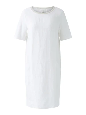 Oui Lniana sukienka w kolorze białym rozmiar: 36