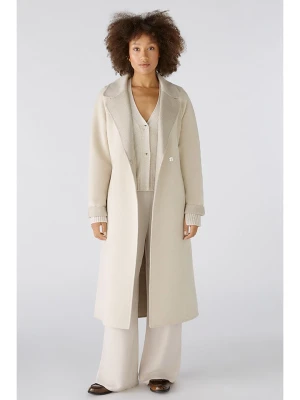 Oui Płaszcz w kolorze szarobeżowym rozmiar: 46