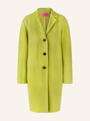Oui Płaszcz Wełniany gruen