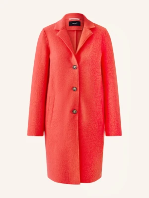 Oui Płaszcz Wełniany pink