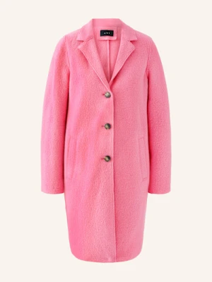 Oui Płaszcz Wełniany pink