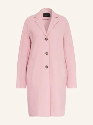 Oui Płaszcz Wełniany rosa