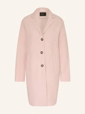 Oui Płaszcz Wełniany rosa