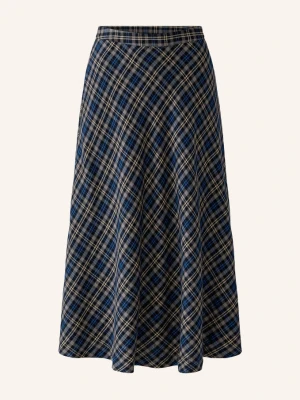 Oui Spódnica Flanelowa blau