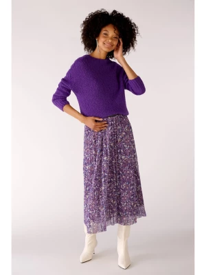 Oui Spódnica plisowana w kolorze fioletowym rozmiar: 44