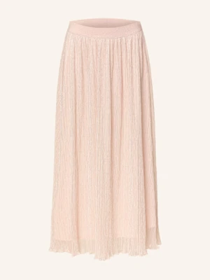 Zdjęcie produktu Oui Spódnica Plisowana Z Błyszczącą Przędzą rosa