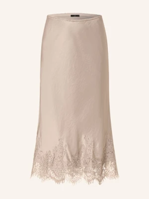 Oui Spódnica Satynowa braun