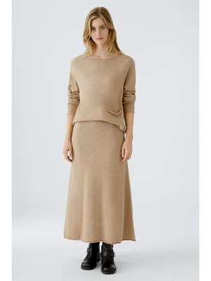 Oui Spódnica w kolorze beżowym rozmiar: 36