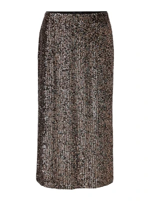 Oui Spódnica w kolorze szaro-jasnoróżowym rozmiar: 38