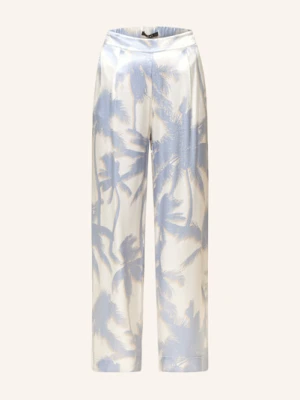 Oui Spodnie Marlena Z Satyny weiss